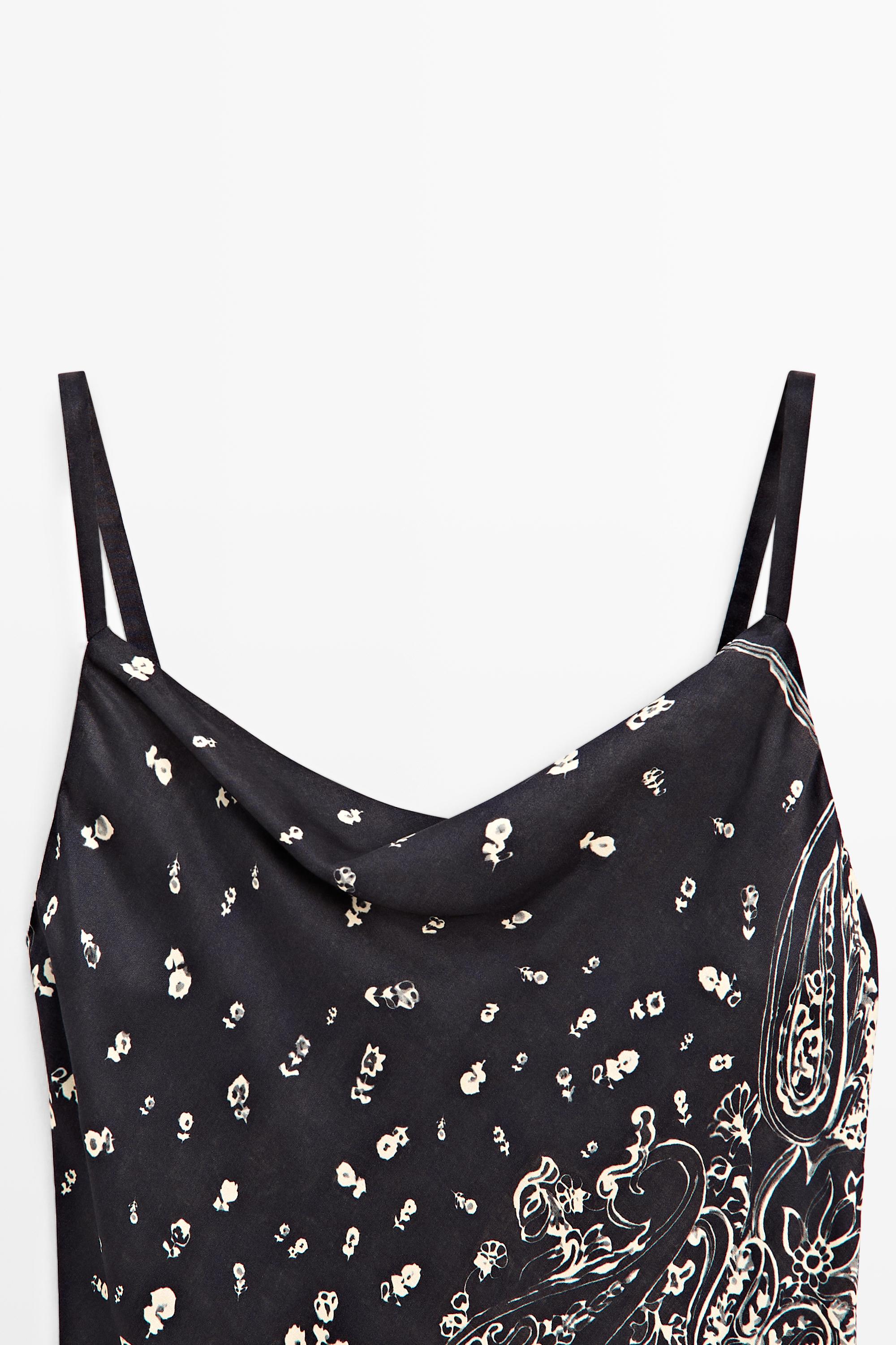 Top fluide motif cachemire